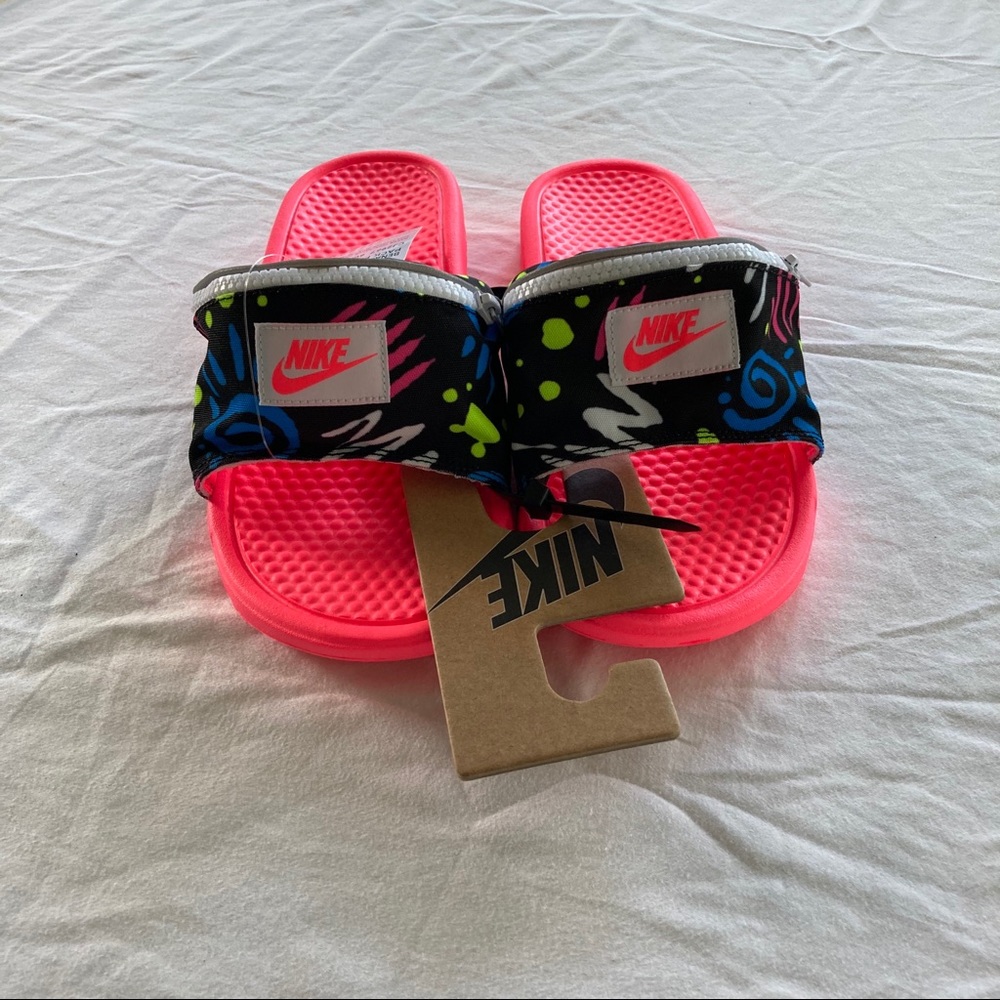 Nike Benassi JDI Fanny Pack Slides - Picture 2 of 10